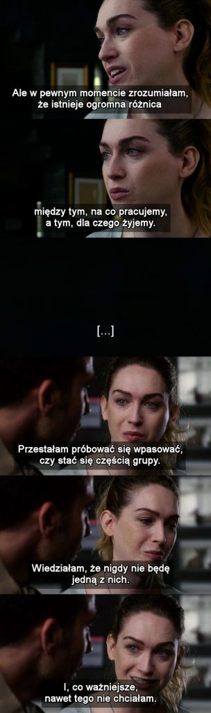 różnica między tym co robimy, a kim jesteśmy